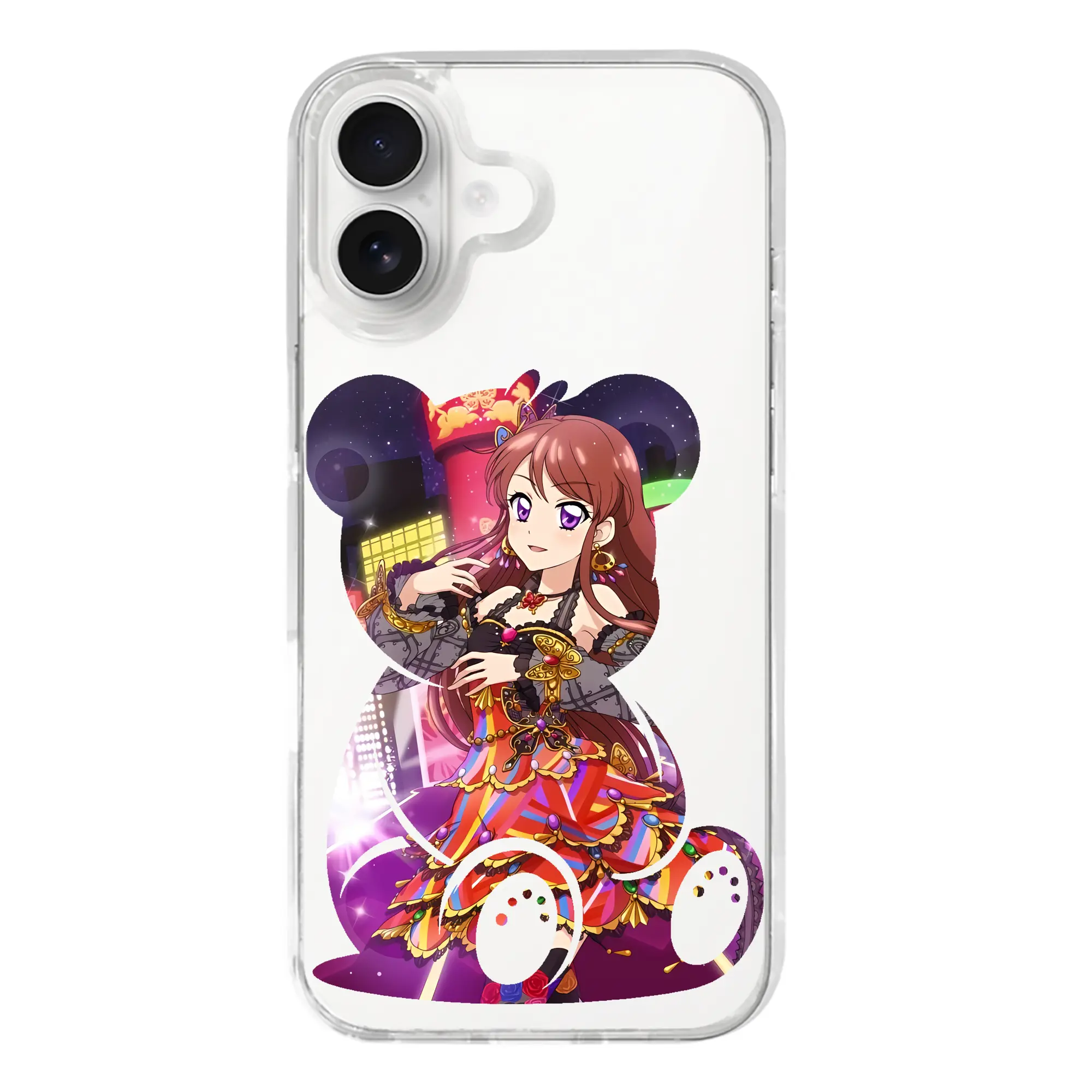 アイカツ グッズ 紫吹 蘭 - iPhone 17シリーズ 透明スマホケース – 薄型・耐衝撃・精密フィット保護カバー